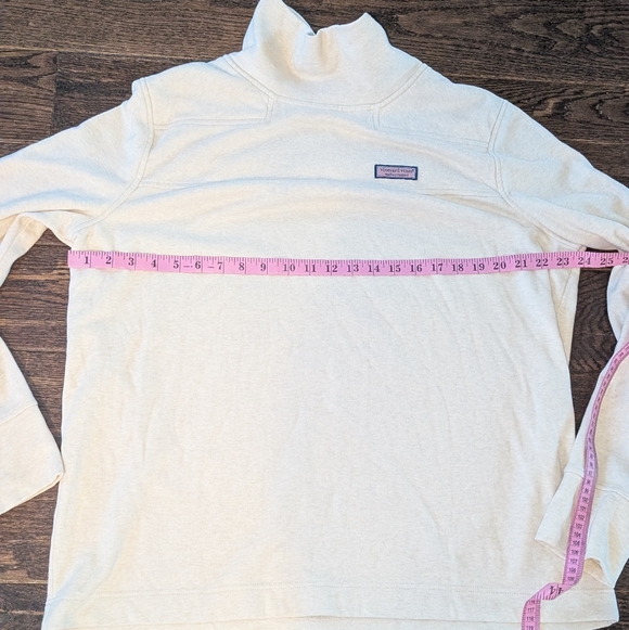 Vineyard Vines Double Brushed Dreamcloth Funnel Neck Pullover Sweatshirt - Picture 9 of 11